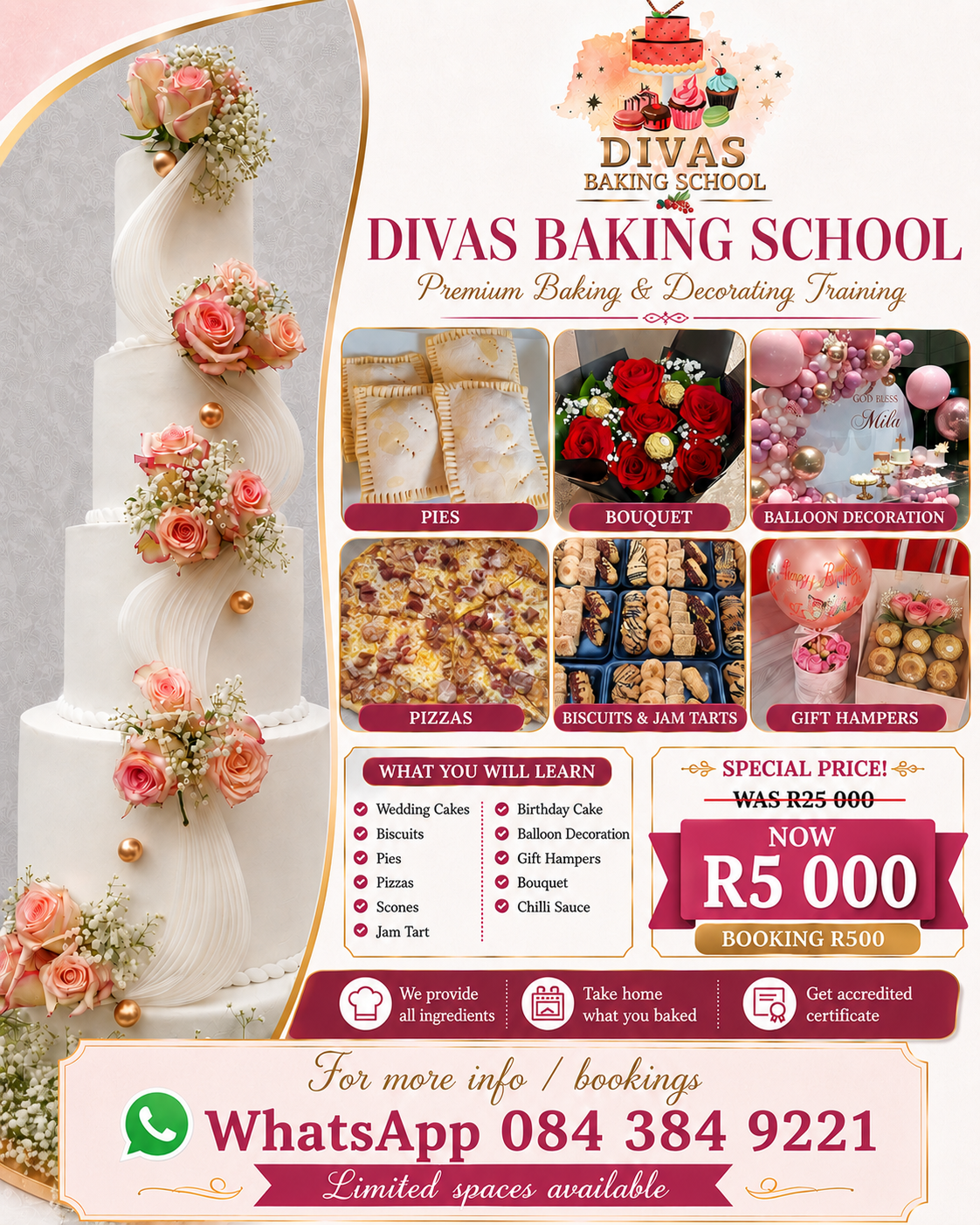 Premium baking and decorating training